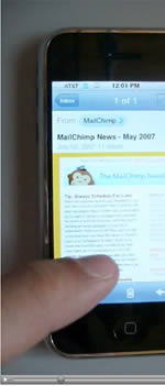 HTML Email rendering on Apple's iPhone