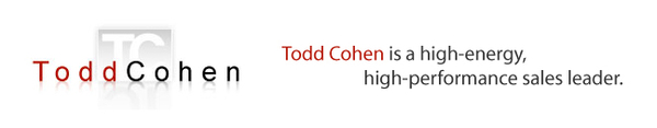 Todd Cohen, Sales Leader