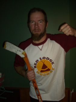 Red Lodge Hockey T-shirt front