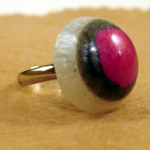 Iridescent Dome Ring - $19