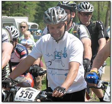 JV will ride for We Care Computers this summer.