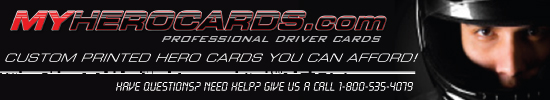 Custom Printed Driver "Hero" Cards