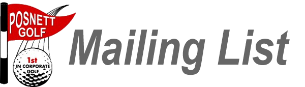Posnett Golf Mailing List