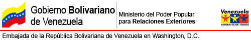 Embajada de la Rep&uacute;blica Bolivariana de Venezuela en Estados Unidos