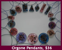 Orgone pendants