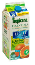 Tropicana Light Orange Juice Carton