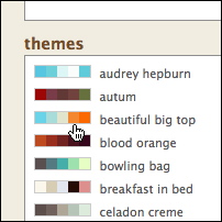 Color theme picker