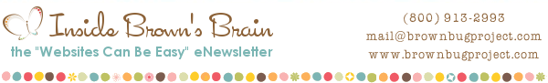 Inside Brown's Brain | The Websites-Can-Be-Easy eNewsletter