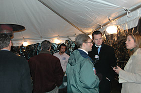 Excellent Attendance, Indoors and Out.  Tents were warm.