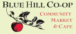 Blue Hill Co-op Logo and address