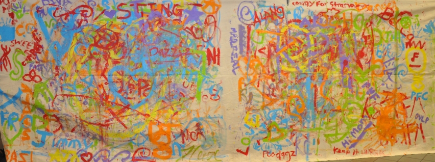 Completed Free Art Project from Rhythm and Vines
