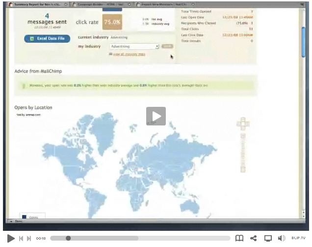 Sneak-peek video of MailChimp v4