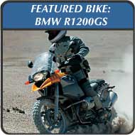 Featured bike this month is the BMW R1200GS. Click here to see our entire selection!