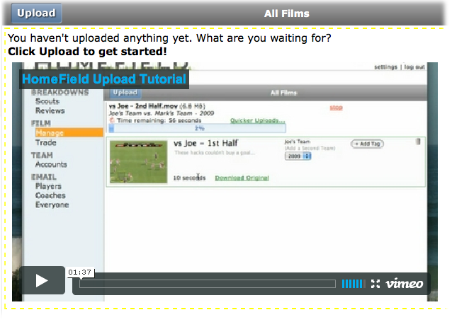 Upload Tutorial