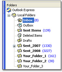 Clean Out Inbox, Sent Items, and Deleted Items