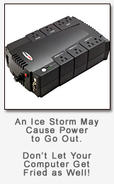 Portect your computer from ice storms.