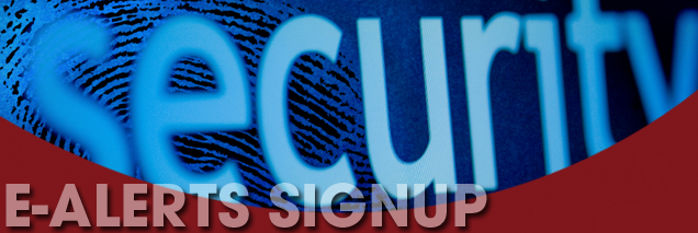 e-Alerts Signup Banner