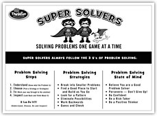 Super Solvers Teach Problem Solving