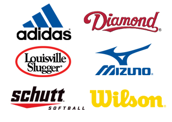 adidas | Diamond Sports | Louisville Slugger | Mizuno | Schutt | Wilson