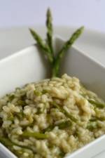 Asparagus risotto: Do the light thing
