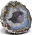 Geode - rock on the outside, beautiful gems on the inside!